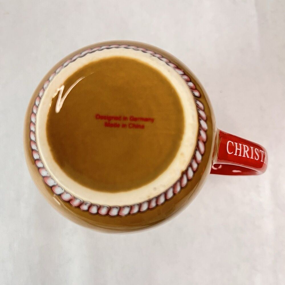 Christkindlmarket Chicago 2025 Gingerbread Man Woman Christmas Mug - Picture 7 of 8